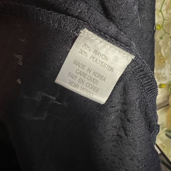 Vintage Halston Intimates Long Sleeve Velvet Mesh Dress Womens M - Picture 8 of 10